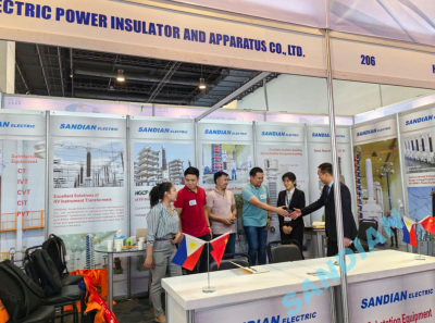 公司外贸业务团队参加2023年菲律宾电力展