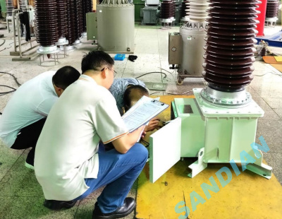 SGS 工程师莅临伊莱特见证220kV CT, CVT, IVT 例行实验
